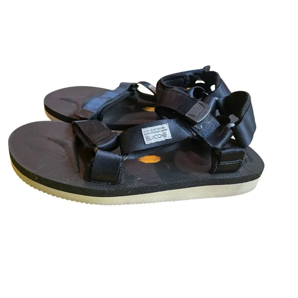 Men’s black Suicoke Depa-v2 sandals sz 11